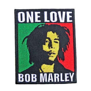Bob Marley - One Love Official Iron On Standard Patch ***READY TO SHIP from Hong Kong***